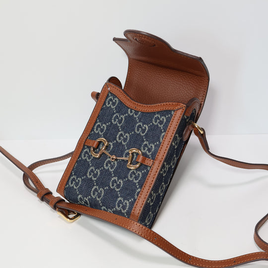 Blue Diamante Crossbody Phone Bag product image 3 | Easy-Cases
