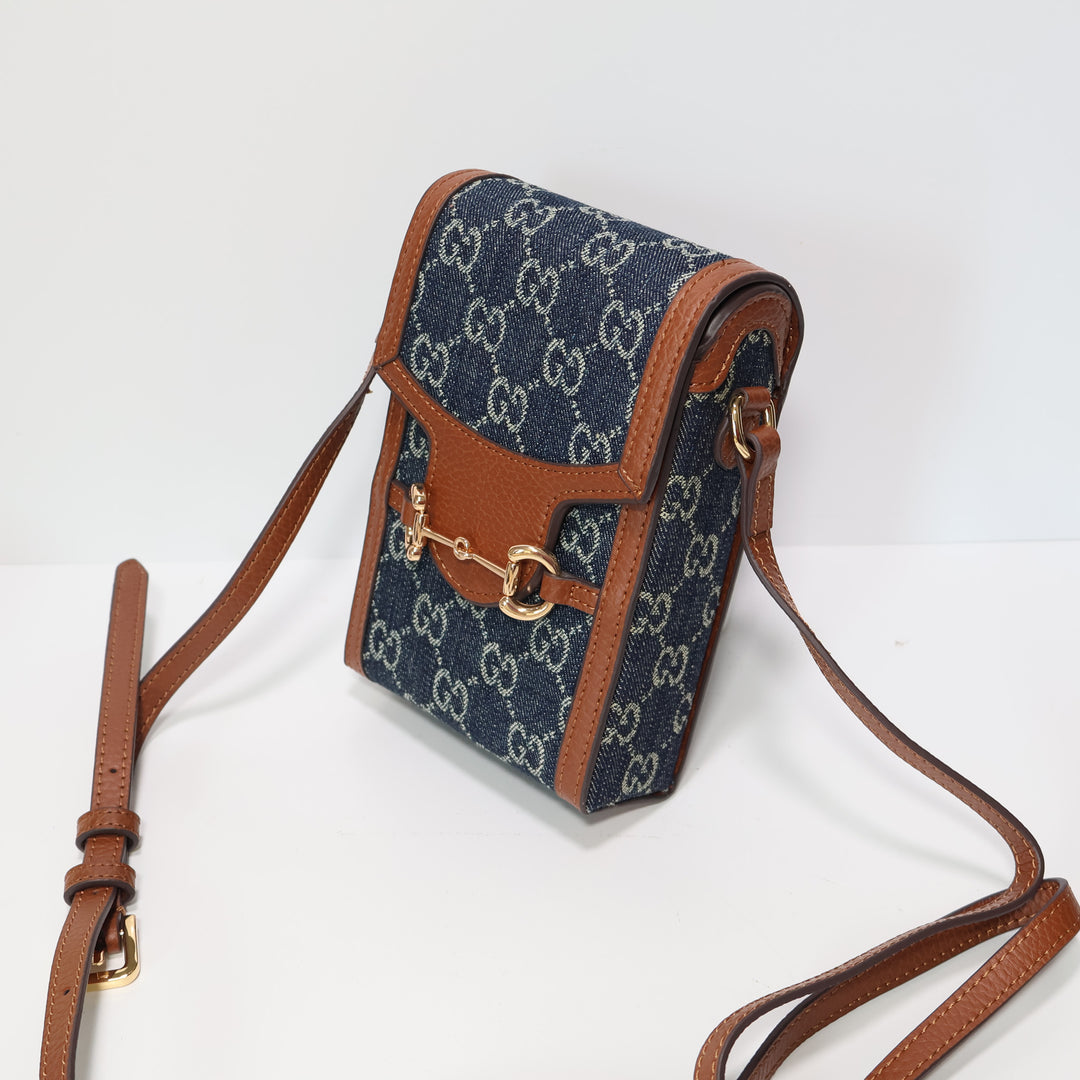 Blue Diamante Crossbody Phone Bag product image 4 | Easy-Cases