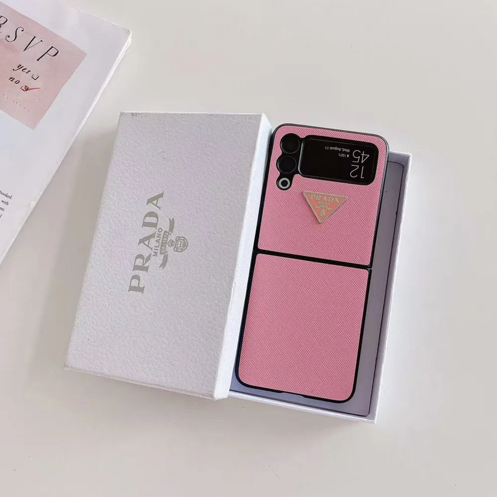 Quilted Emblem Z Flip Case product image 3 | Easy-Cases