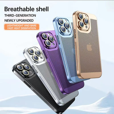 Luxury Electroplated Heat-Dissipating Phone Case