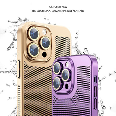 Luxury Electroplated Heat-Dissipating Phone Case from easy-cases.com