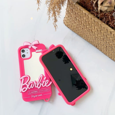 Barbie Cute Soft Mirror iPhone Case