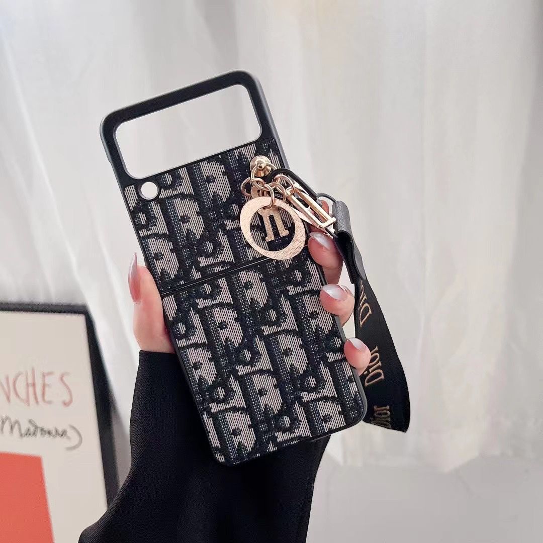 Luxurious Dior Designer Phone Case for Samsung Z Flip &amp; Z Fold
