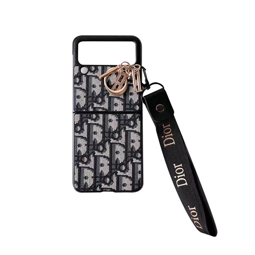 Dior Designer Case - Sleek and Elegant for Samsung Z Flip &amp; Z Fold