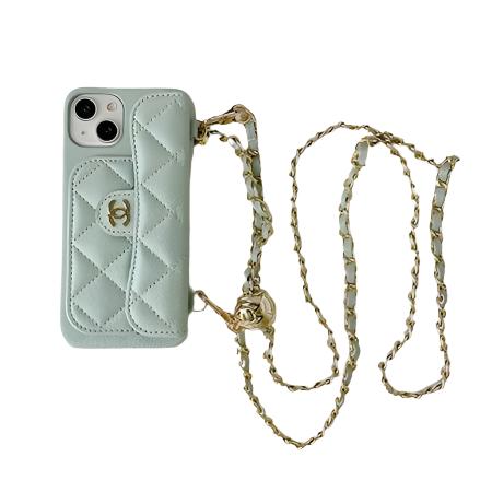 Luxury crossbody wallet iPhone case with chain strap - product image 10
