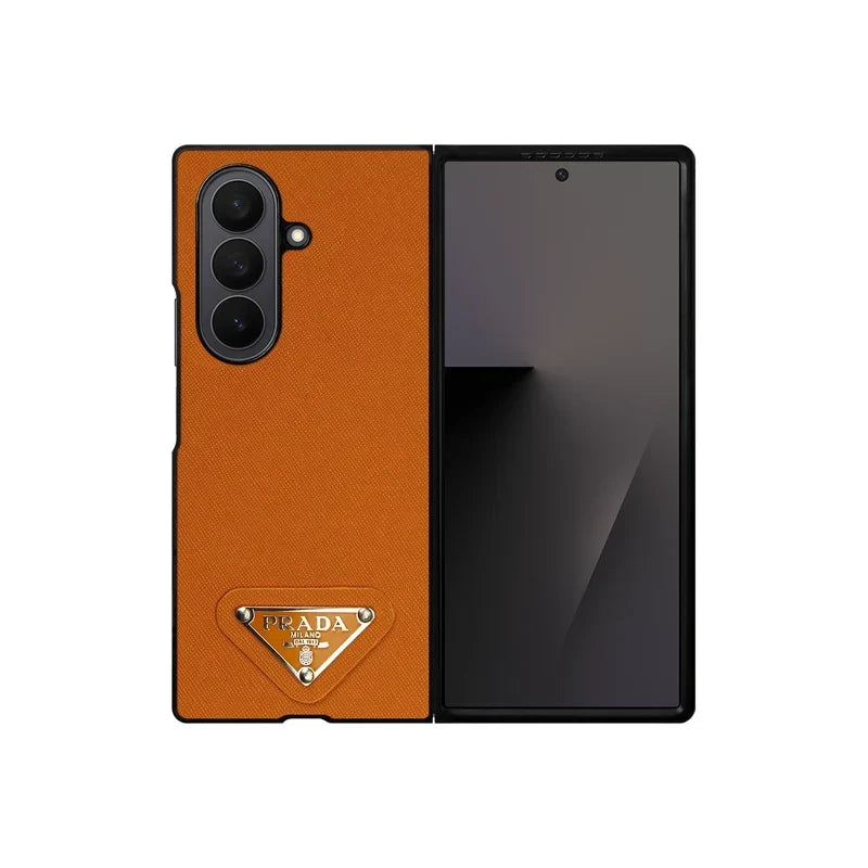 Orange Minimal Foldable Case for Samsung Z Fold 8 Ultra | Easy-Cases