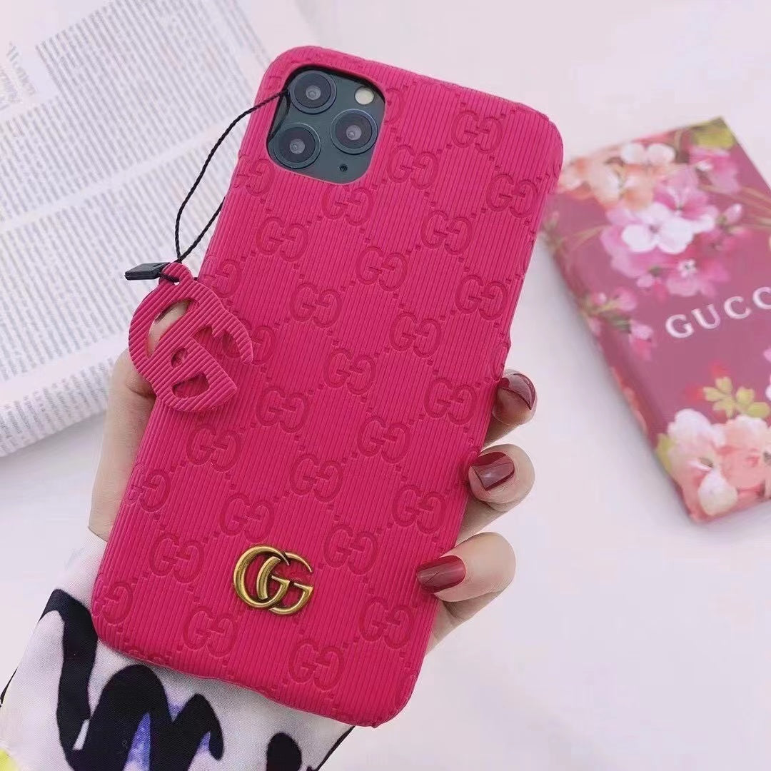 Vibrant GG-Inspired Monogram Phone Cases with Bold Colors