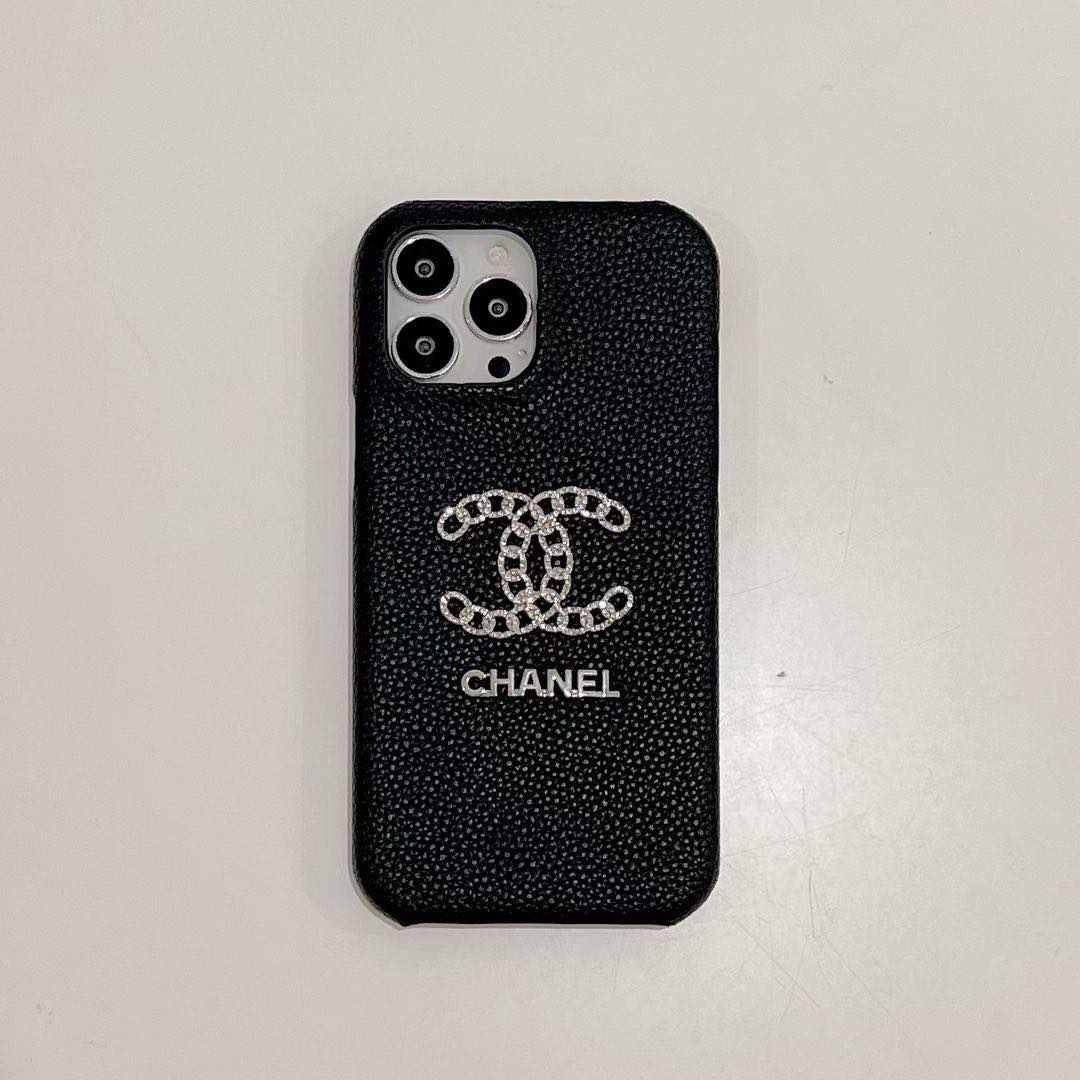 Chanel Elegance iPhone Case in Classic Black Color