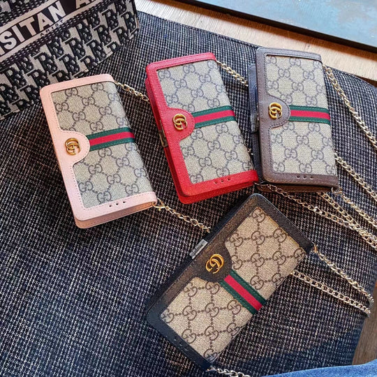 Gucci Luxury iPhone Case &amp; Card Holde