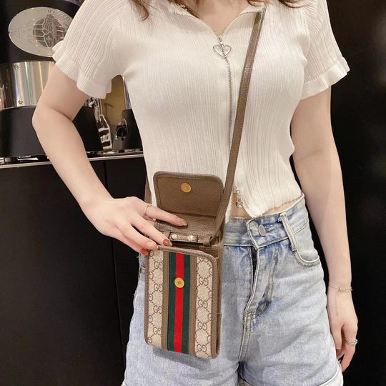 Classic Vertical Crossbody Phone Pouch product image 3 | Easy-Cases