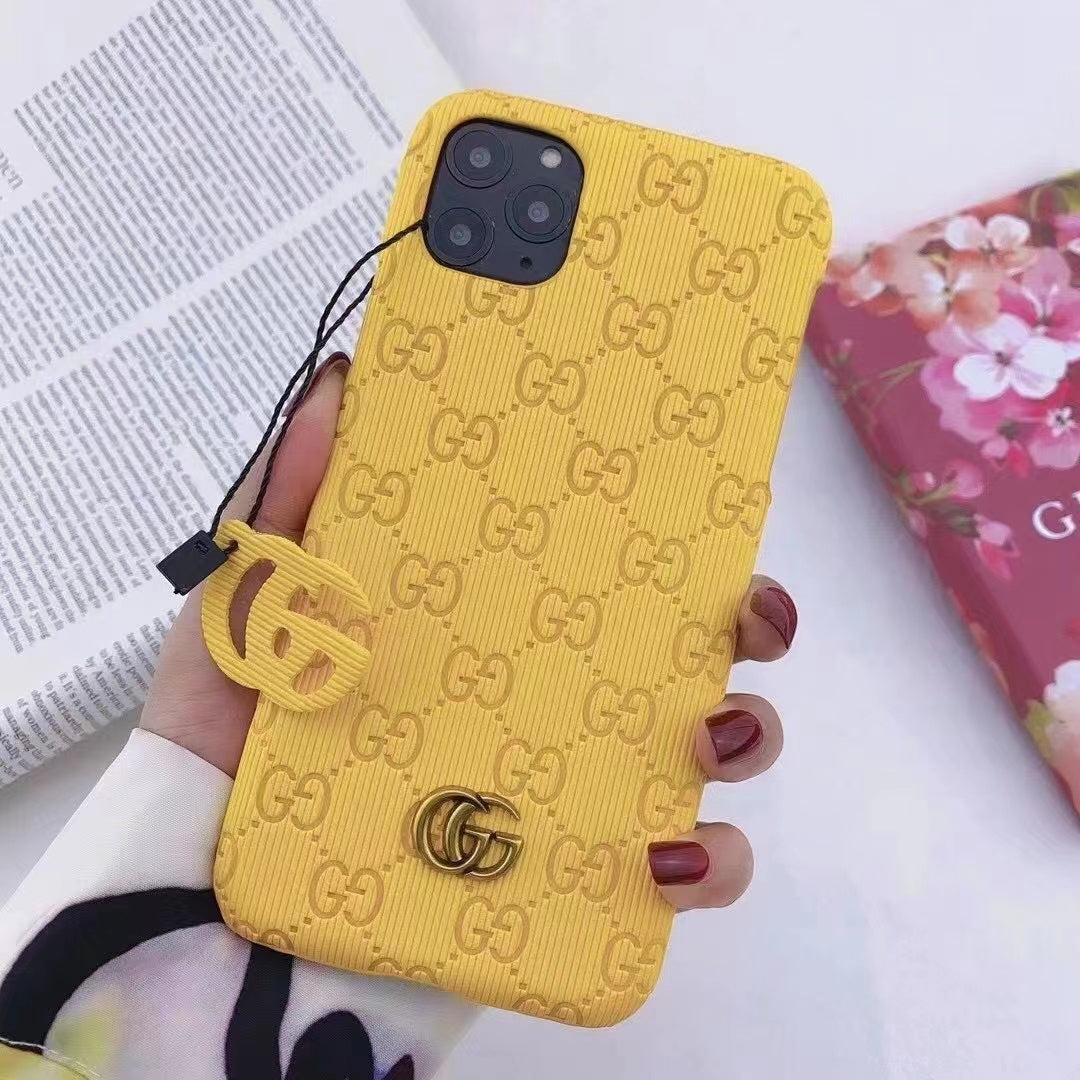 Vibrant GG-Inspired Monogram Phone Cases with Bold Colors