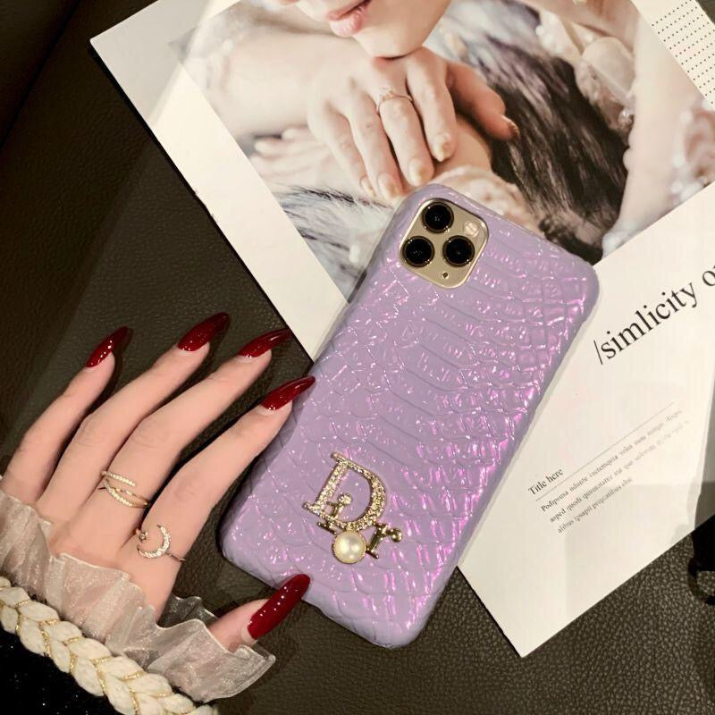 Serpent Pattern Luxury Phone Case for iPhone