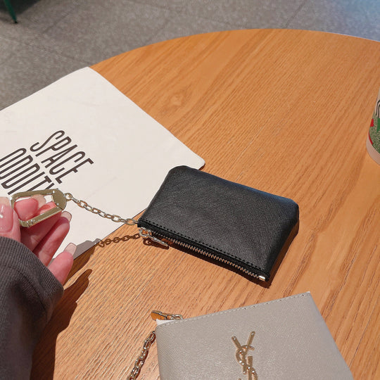 Luxury Inspired Coin Pouches with Keychain
