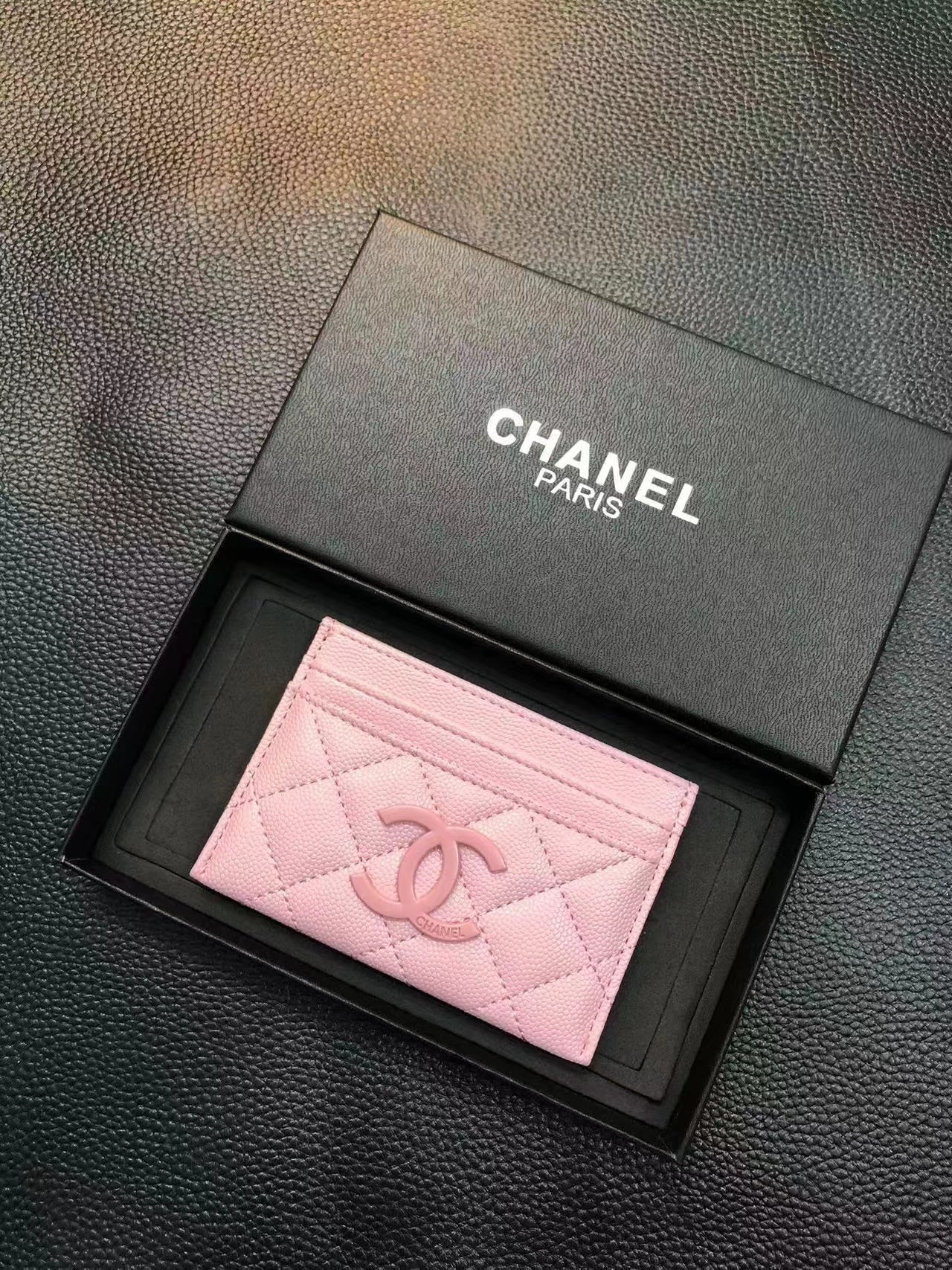 Luxury Chanel wallet accessory with signature style