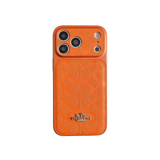 Signature Pattern iPhone Case - iPhone 18 Pro Max - Orange | Easy-Cases