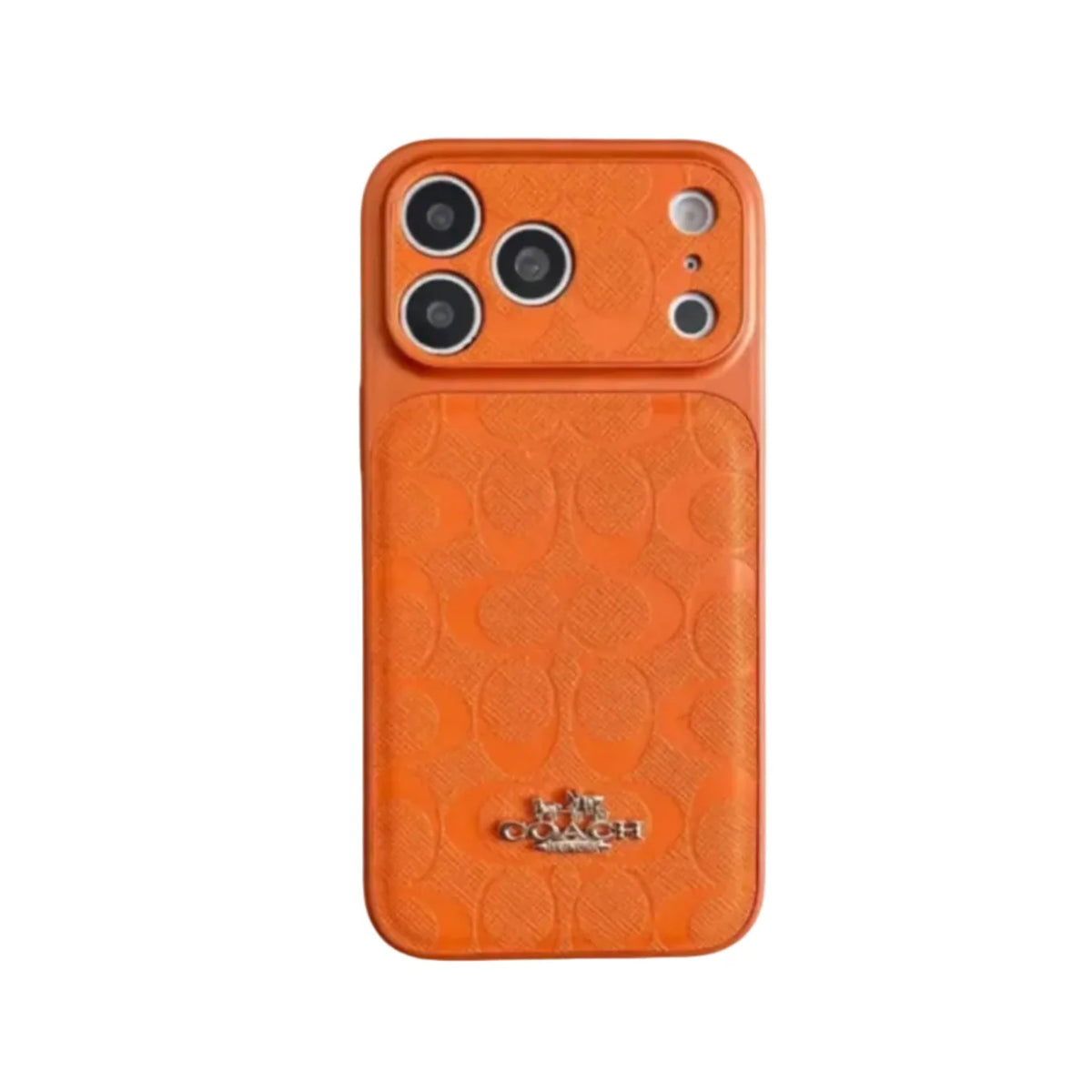 Signature Monogram Protective iPhone Case - iPhone 18 Pro Max - Orange | Easy-Cases