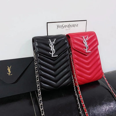 Yves Saint Laurent Handbag with Detachable Chain Strap