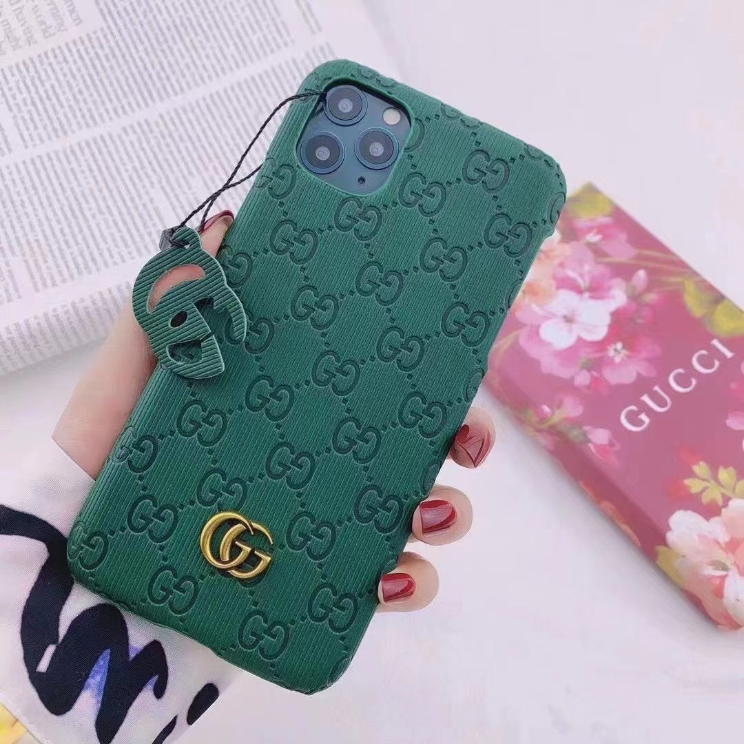 Vibrant GG-Inspired Monogram Phone Cases with Bold Colors