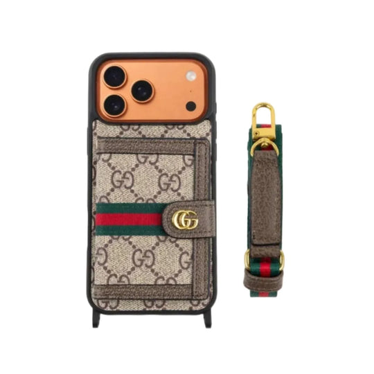 Crossbody Wallet iPhone Case - iPhone 18 Pro Max - Khaki | Easy-Cases