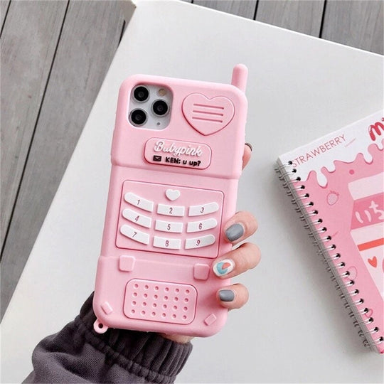 iPhone Pink Love Heart Cover | iPhone 12 Cover | Easy Cases