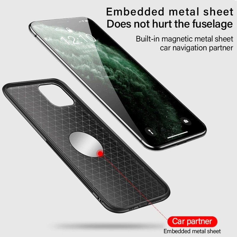 Ultra-thin Magnetic Car Holder Phone Case