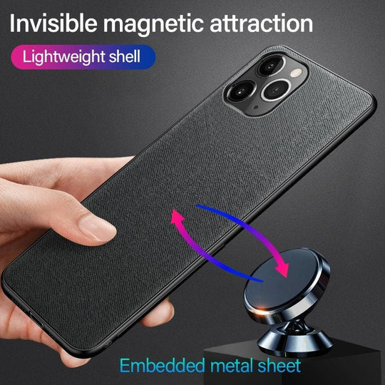 Ultra-thin Magnetic Car Holder Phone Case