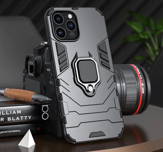 Shockproof TPU Phone Case With Ring Stand