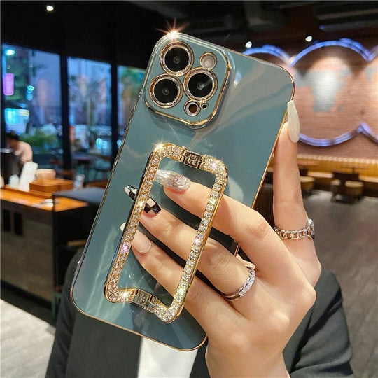 Square Holder Diamond iPhone Case | Easy Cases