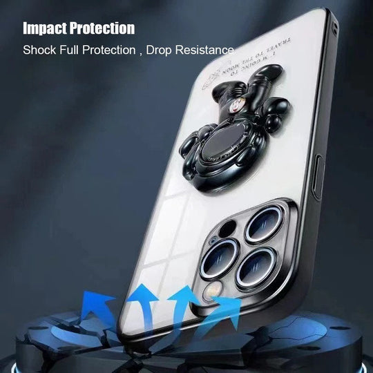 3D Astronaut Magnetic iPhone Case