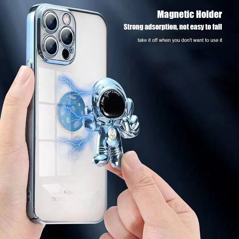 3D Astronaut Magnetic iPhone Case