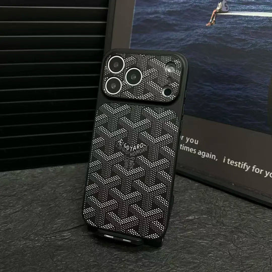 Vintage Leather Pattern Protective iPhone Case - product image 4