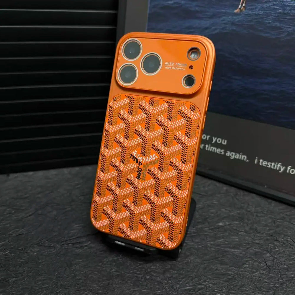 Vintage Leather Pattern Protective iPhone Case - product image 2