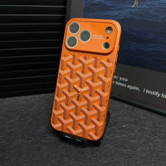 Vintage Leather Pattern Protective iPhone Case - product image 2