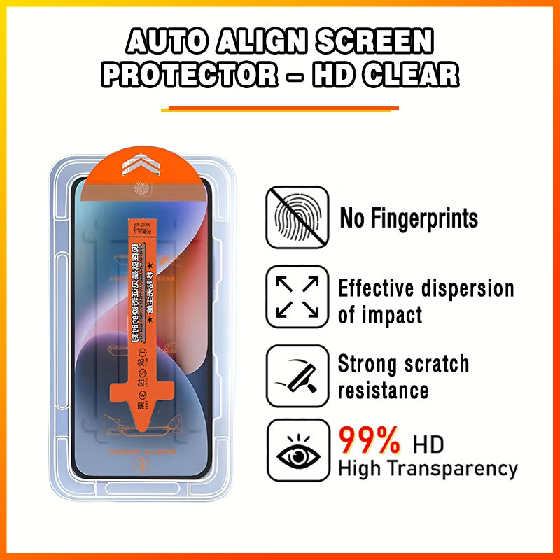 Auto-Alignment Tempered Glass iPhone Screen Protector by Easy-Cases - product image 2