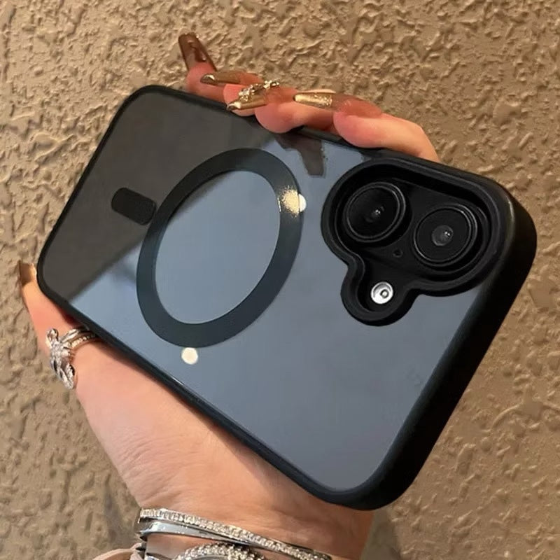 Magnetic Clear Protective iPhone Case with Wrist Strap by Easy-Cases - product image 1