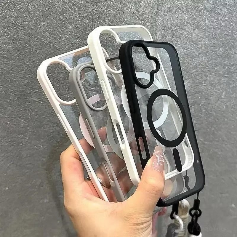 Magnetic Clear Protective iPhone Case with Wrist Strap by Easy-Cases - product image 5