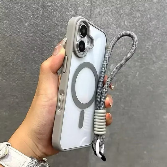 Magnetic Clear Protective iPhone Case with Wrist Strap by Easy-Cases - product image 4