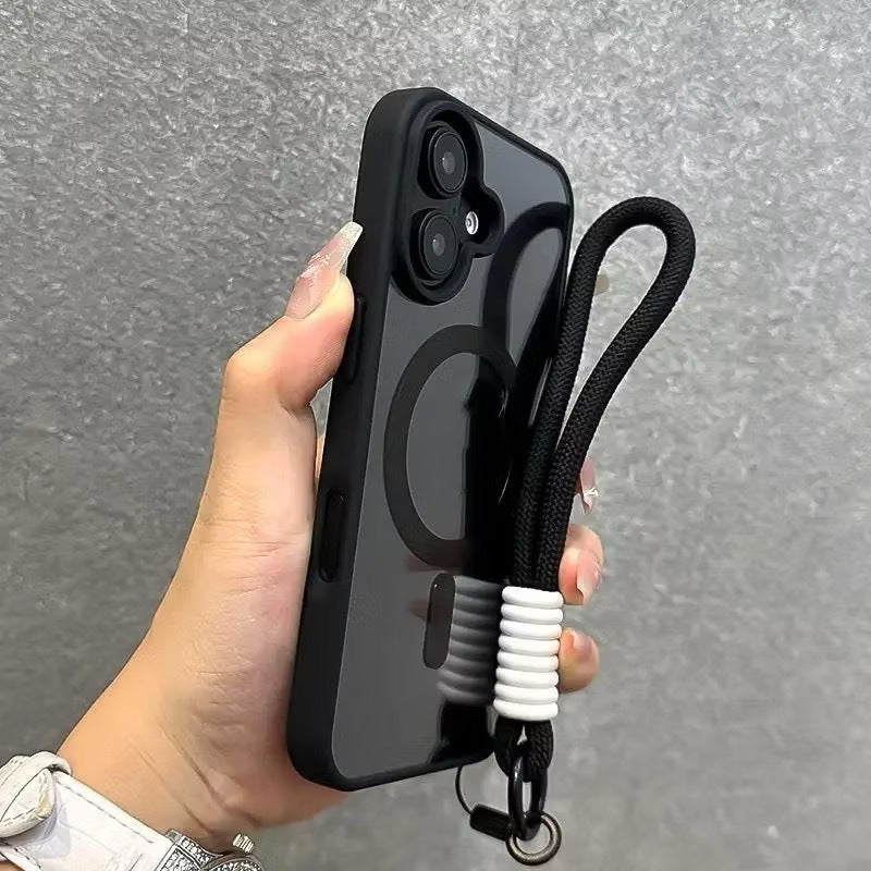 Magnetic Clear Protective iPhone Case with Wrist Strap by Easy-Cases - product image 2