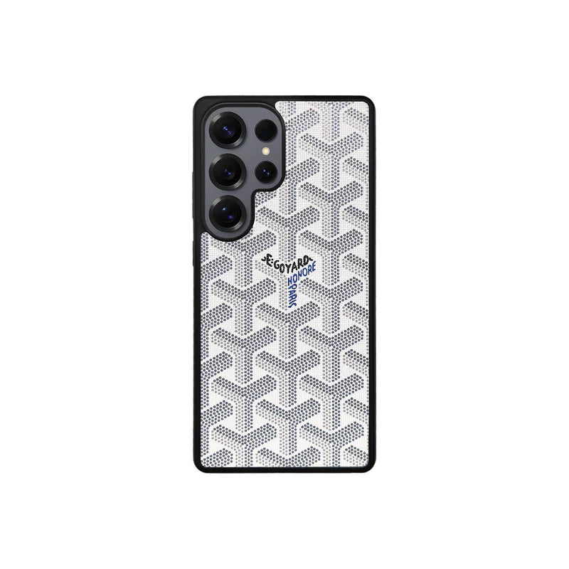 White Chevron Magnetic Galaxy Case for Samsung S26 Ultra | Easy-Cases