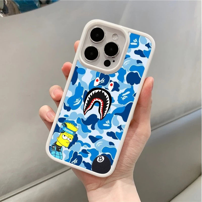 Screaming Shark Shockproof iPhone Case