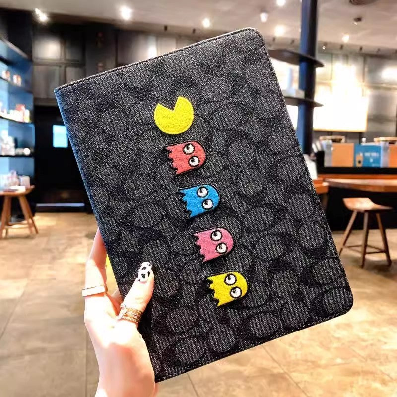 Playful Embroidered Signature iPad Case