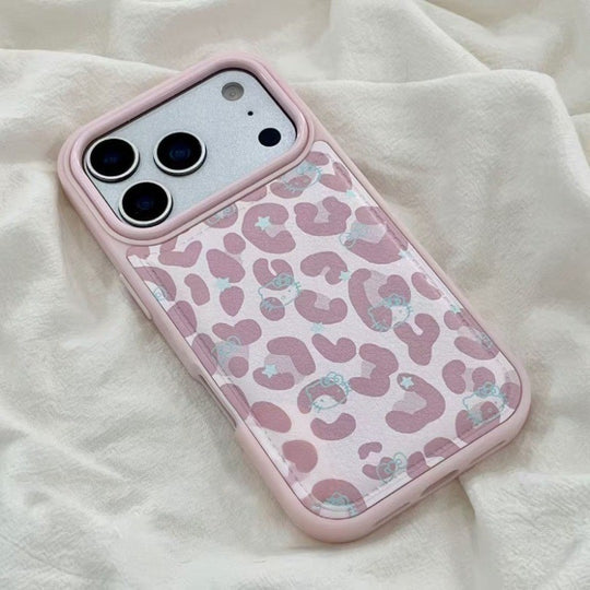 Pink Bow and Leopard Print Protective iPhone Case by Easy-Cases - product image 8