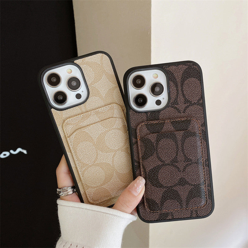 Classic Monogram Card Holder Protective iPhone Case by Easy-Cases - product image 1