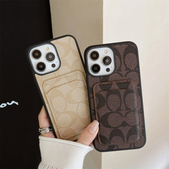 Classic Monogram Card Holder Protective iPhone Case by Easy-Cases - product image 1