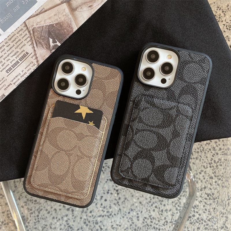 Classic Monogram Card Holder Protective iPhone Case by Easy-Cases - product image 3
