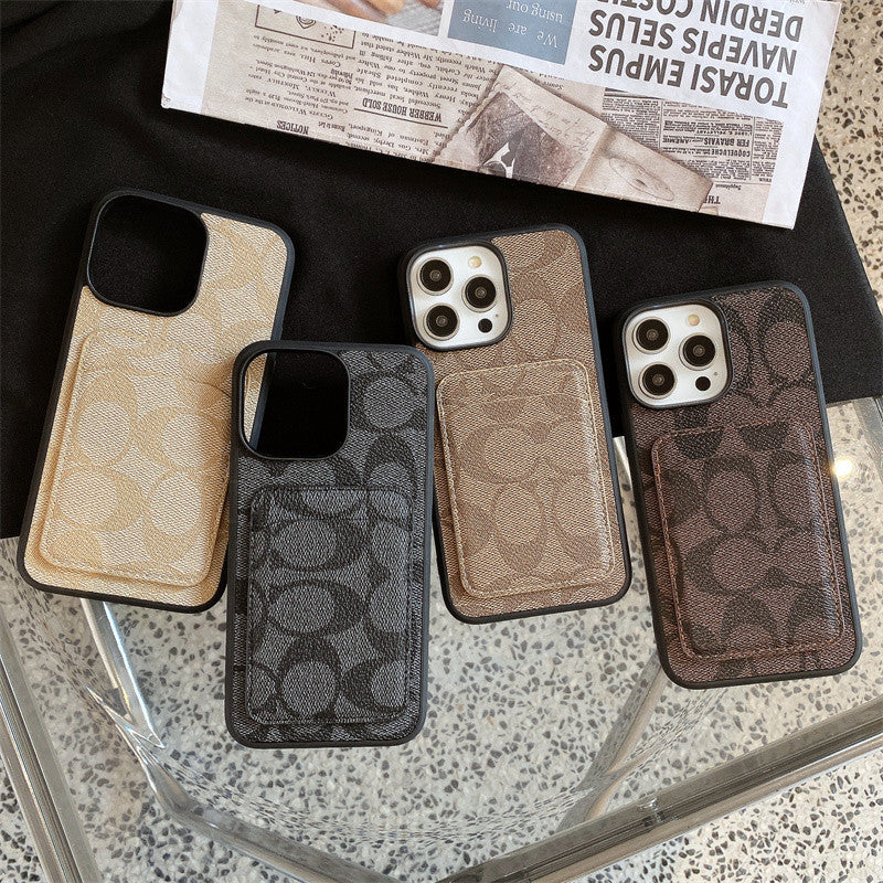 Classic Monogram Card Holder Protective iPhone Case by Easy-Cases - product image 2