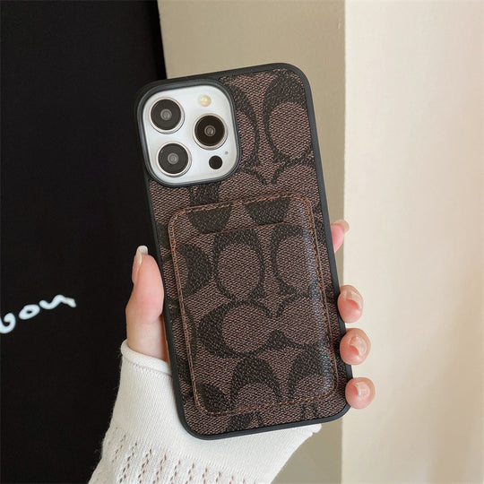 Classic Monogram Card Holder Protective iPhone Case by Easy-Cases - product image 4