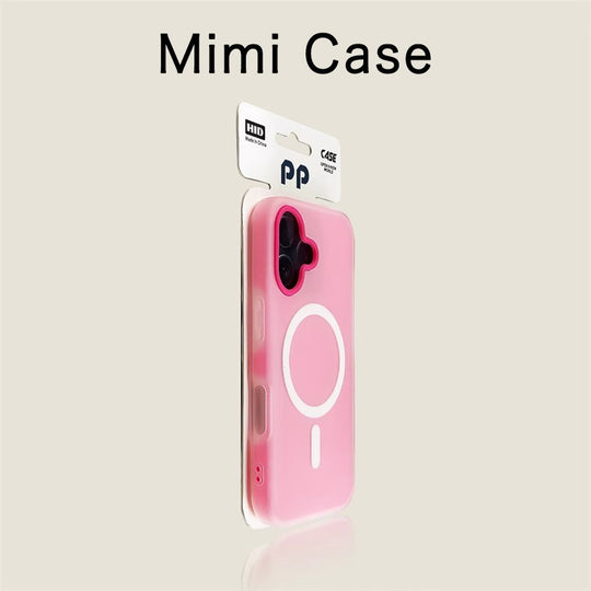 Magnetic Clear Protective iPhone Case with Wrist Strap