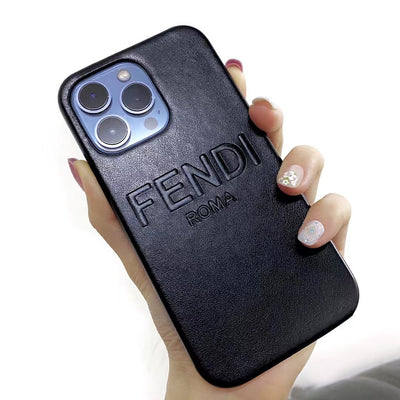 Premium Fendi iPhone case in vintage-inspired design