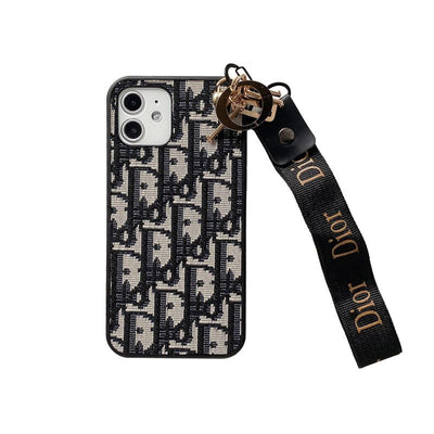 Premium iPhone Case with Dior Keychain Attachment